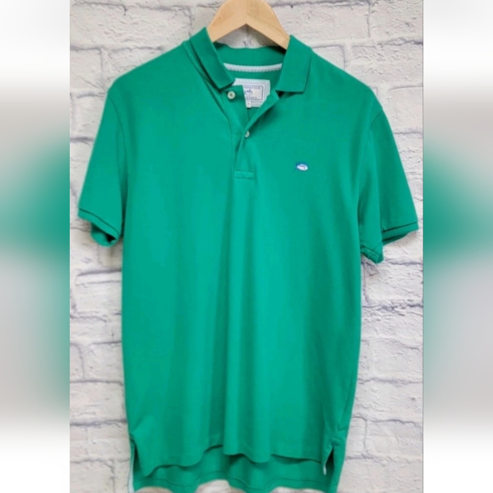 Southern Tide Emerald Green Polo Shirt - Short Sleeve